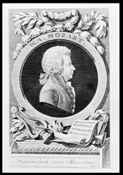 Memorial to Wolfgang Amadeus Mozart, 1789